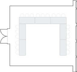 П-образная рассадка