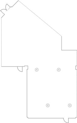 En mesitas de cóctel circulares