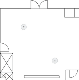 En mesitas de cóctel circulares