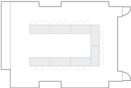 П-образная рассадка