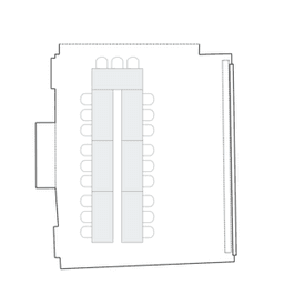П-образная рассадка
