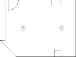 En mesitas de cóctel circulares