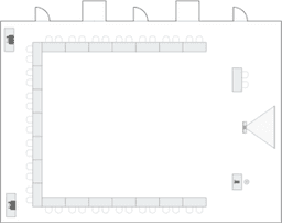 П-образная рассадка