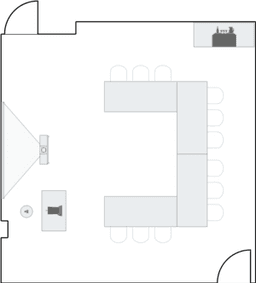 П-образная рассадка