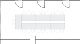 П-образная рассадка