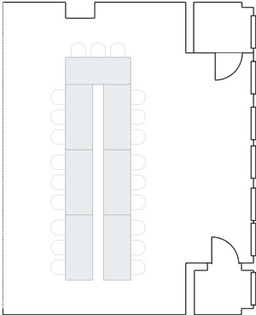 П-образная рассадка