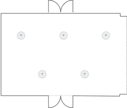 En mesitas de cóctel circulares