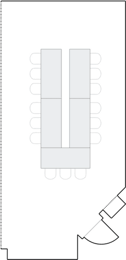 П-образная рассадка