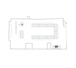 П-образная рассадка