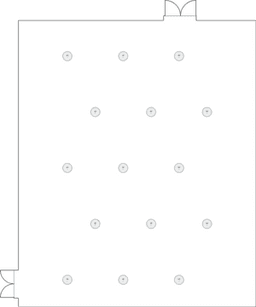 En mesitas de cóctel circulares