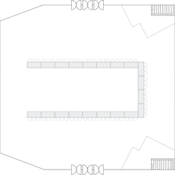 П-образная рассадка