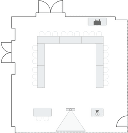 П-образная рассадка
