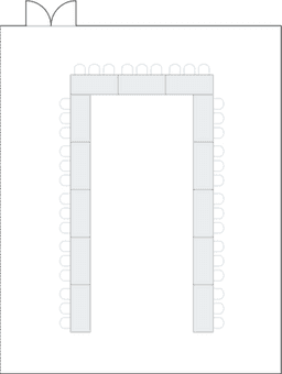 П-образная рассадка