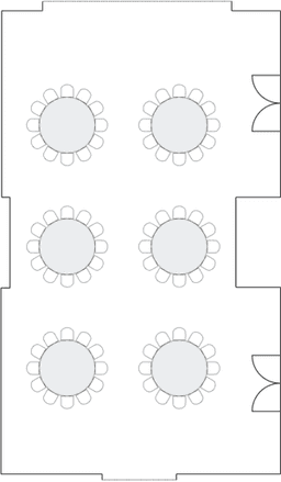 Banket yuvarlak masa