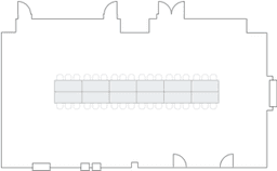 Configuração de sala de reuniões