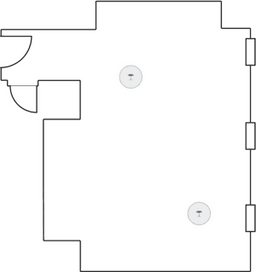 En mesitas de cóctel circulares