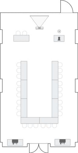 П-образная рассадка