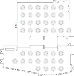 Mesas redondas de banquete