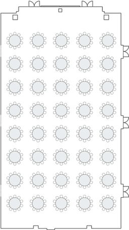 Banket yuvarlak masa