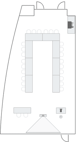 П-образная рассадка