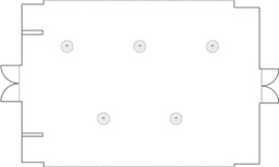 En mesitas de cóctel circulares