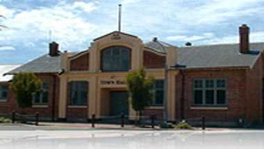 Pleasant Point Town Hall in Pleasant Point, NZ