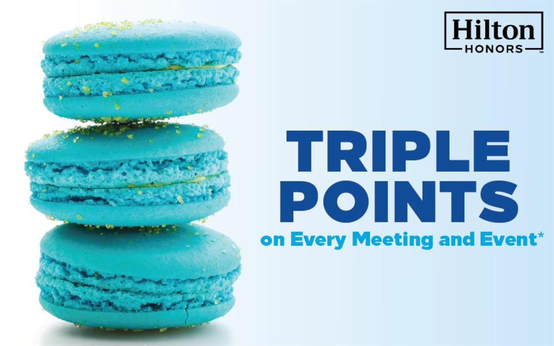 Immagine Hilton Honors Triple Points For Event Planners