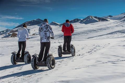 Winter Snow Segway