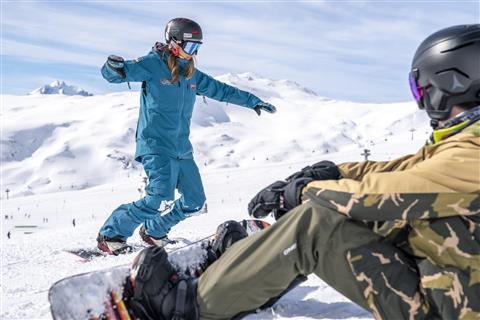 Snowboard lesson - LAAX School