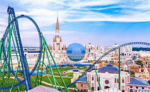 Land of Legends Theme Park in Antalya, TR