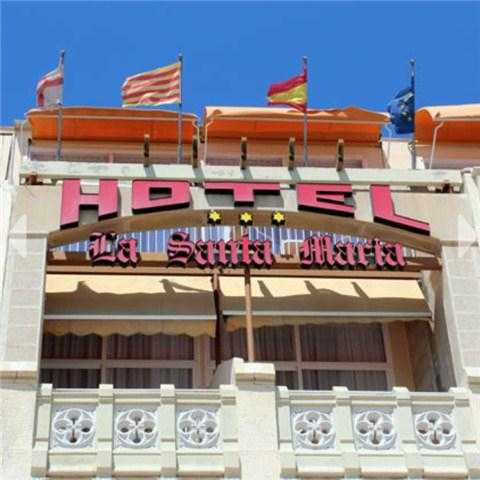 Sitges, ES 的 Hotel Restaurant La Santa Maria