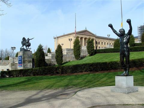 The Rocky Statue and Rocky Steps