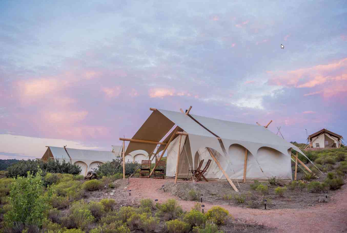 Under Canvas Zion в hurricane, UT