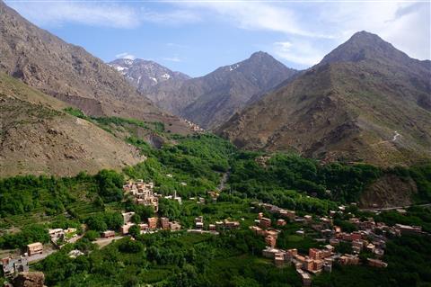 Hiking to the top of the High Atlas Mountain