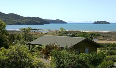 Abel Tasman Ocean View Chalets en Motueka, NZ