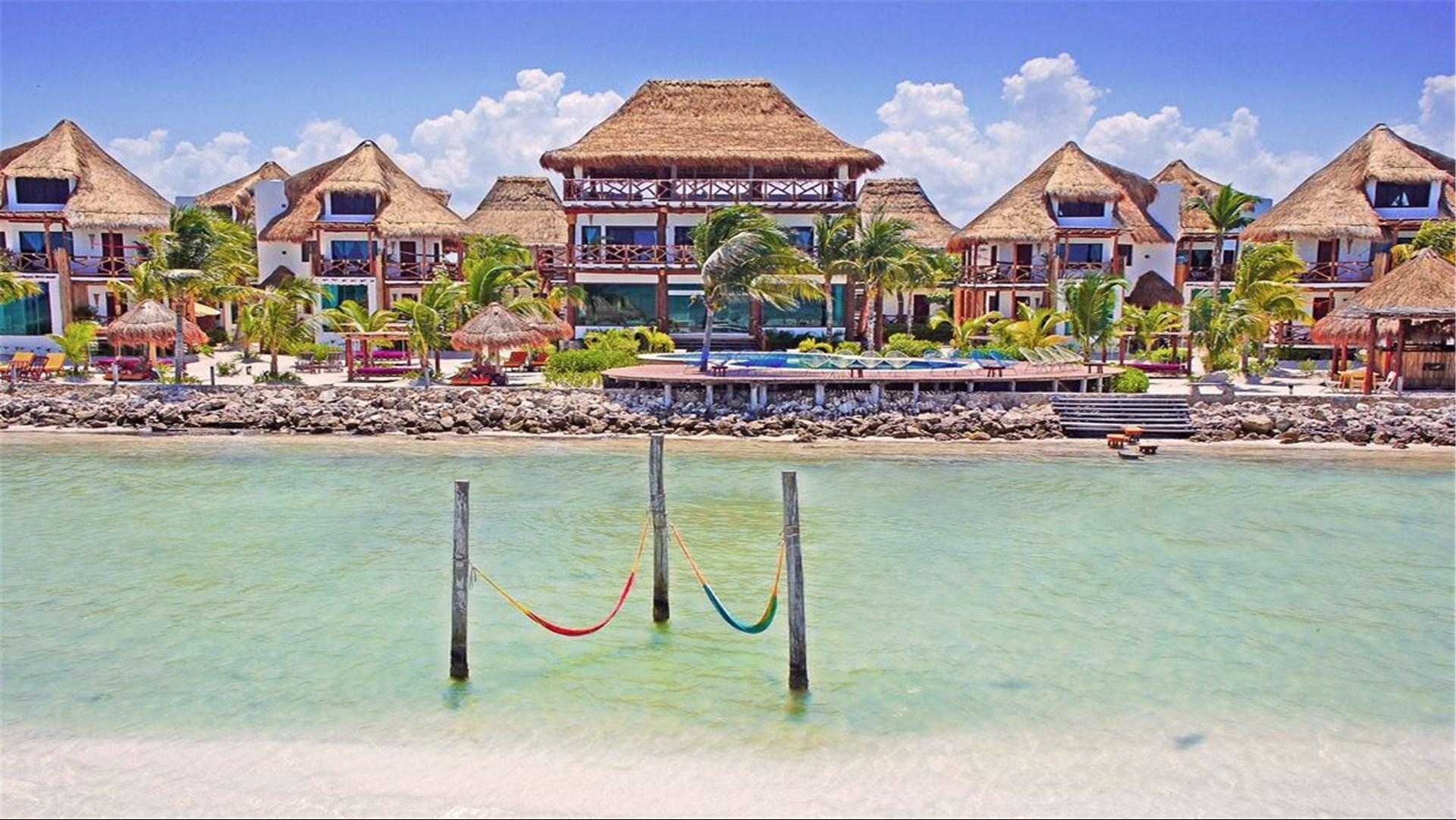 Villas Flamingos em Kantunilkin, MX