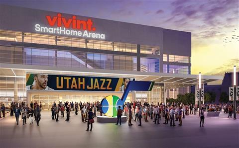 Vivint 智能家居竞技场-犹他爵士队的主场
