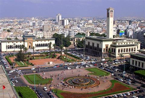 Casablanca city center