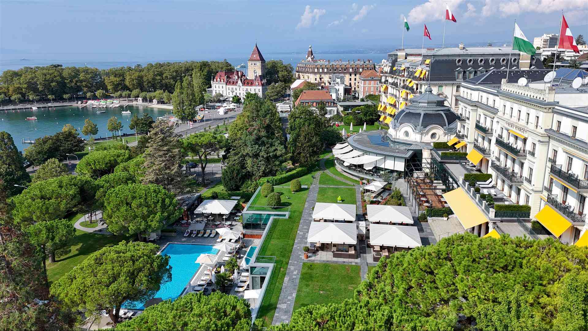 Beau-Rivage Palace in Lausanner, CH