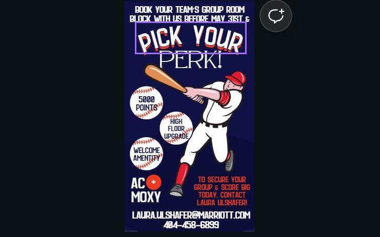 AC Hotel by Marriott Atlanta Midtown Pick Your Perk