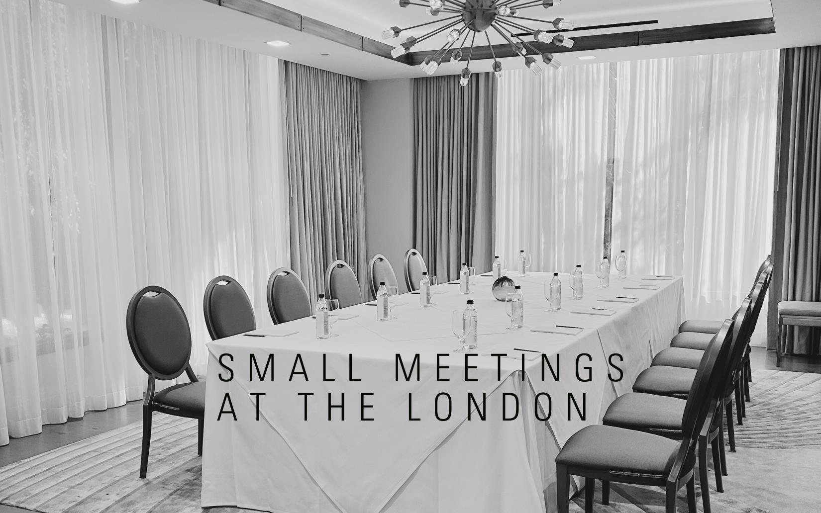 SMALL MEETINGS OFFER image