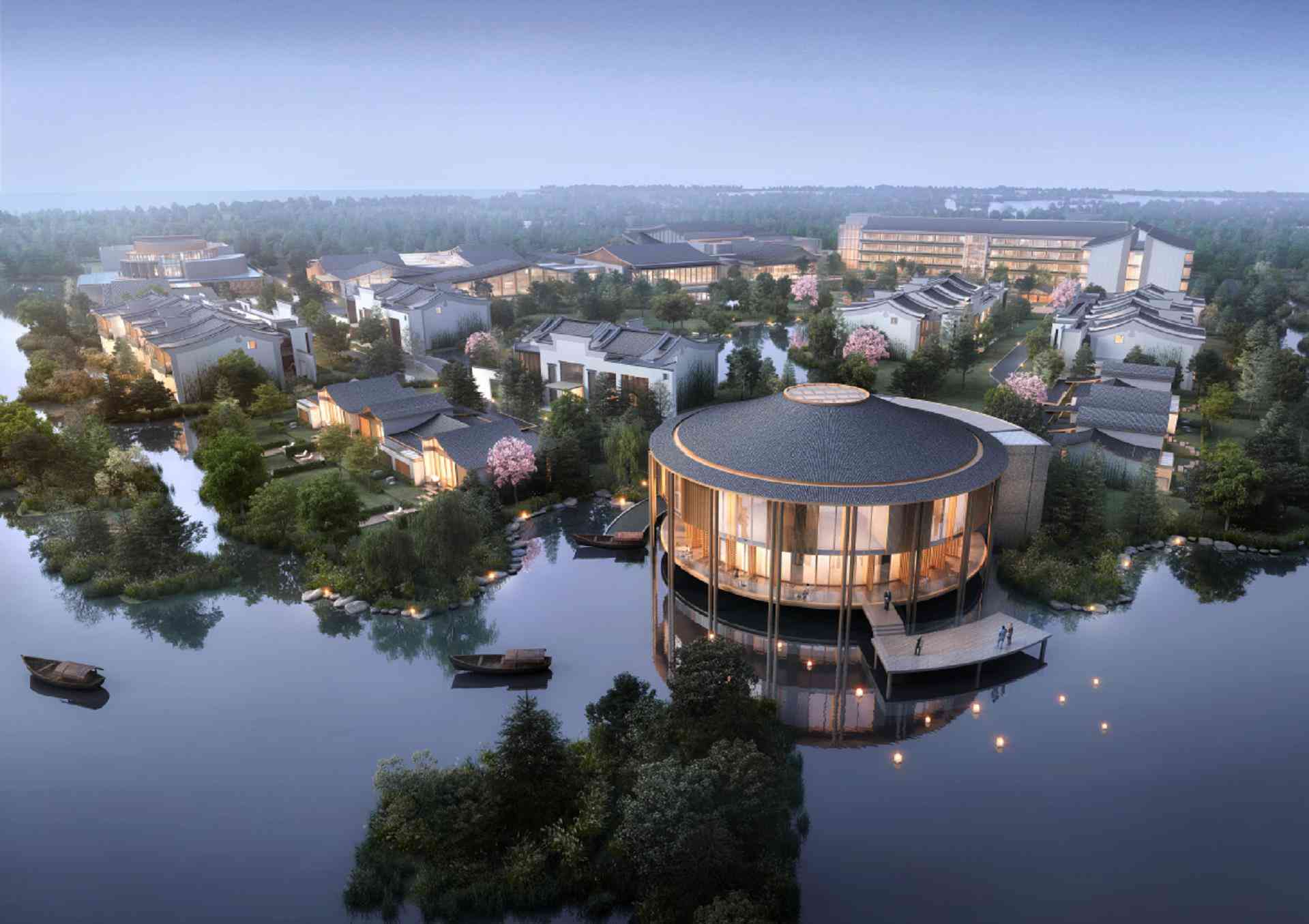 Banyan Tree Yangcheng Lake + Garrya Yangcheng Lake in Suzhou, CN