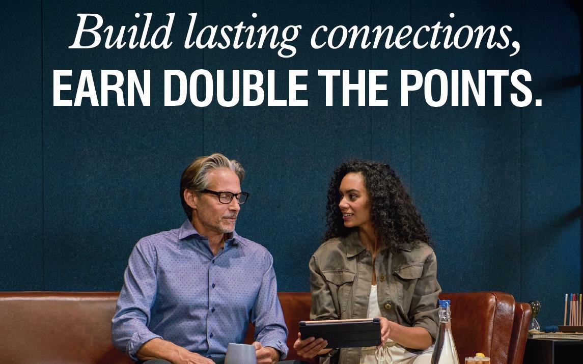 Immagine EARN DOUBLE THE POINTS.