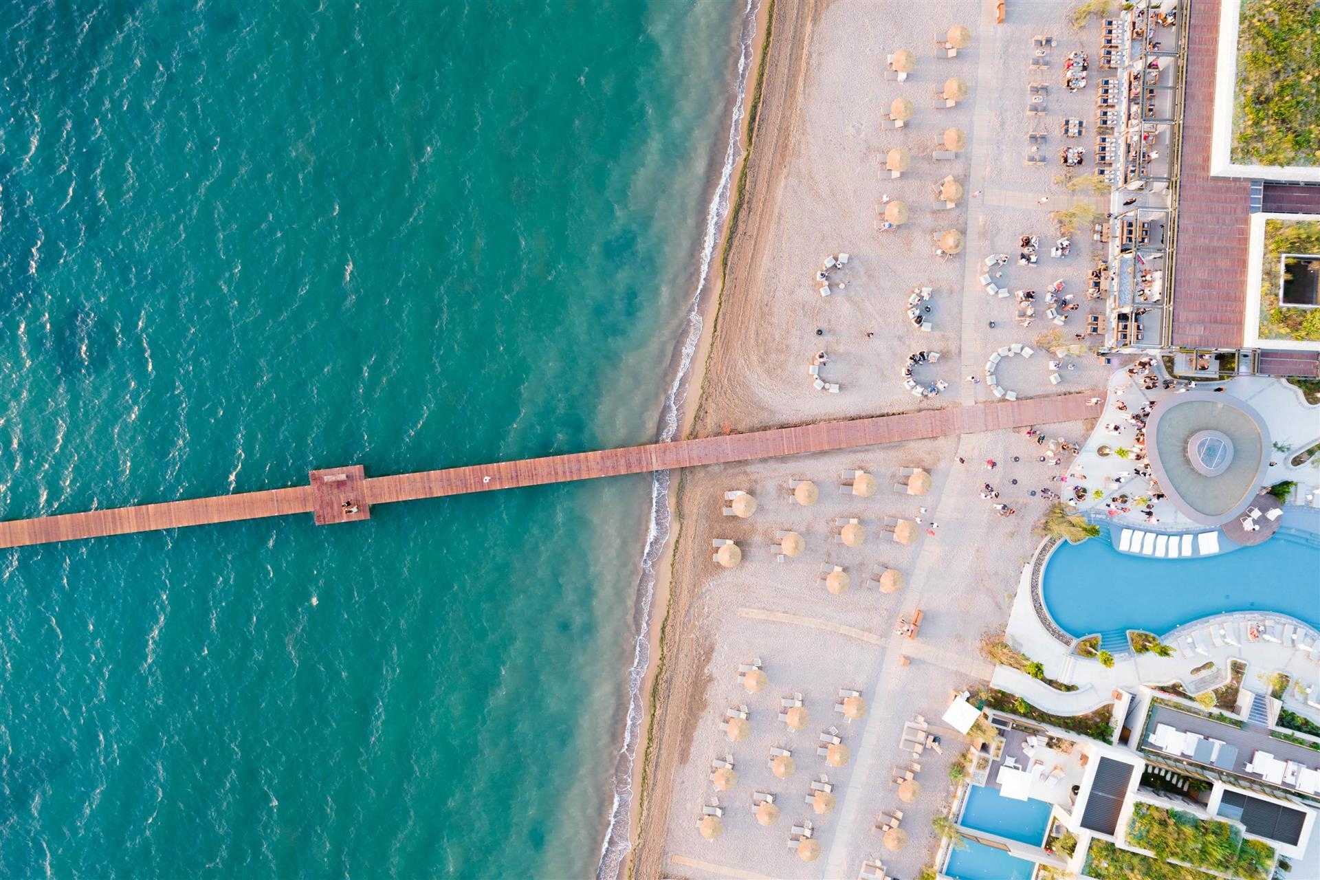 W Costa Navarino en Pylos, Messinia, GR