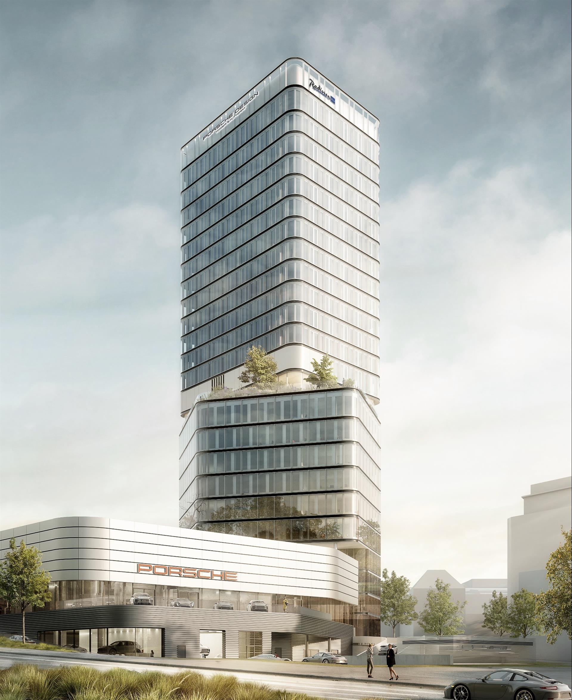 Radisson Blu Hotel at Porsche Design Tower Stuttgart image