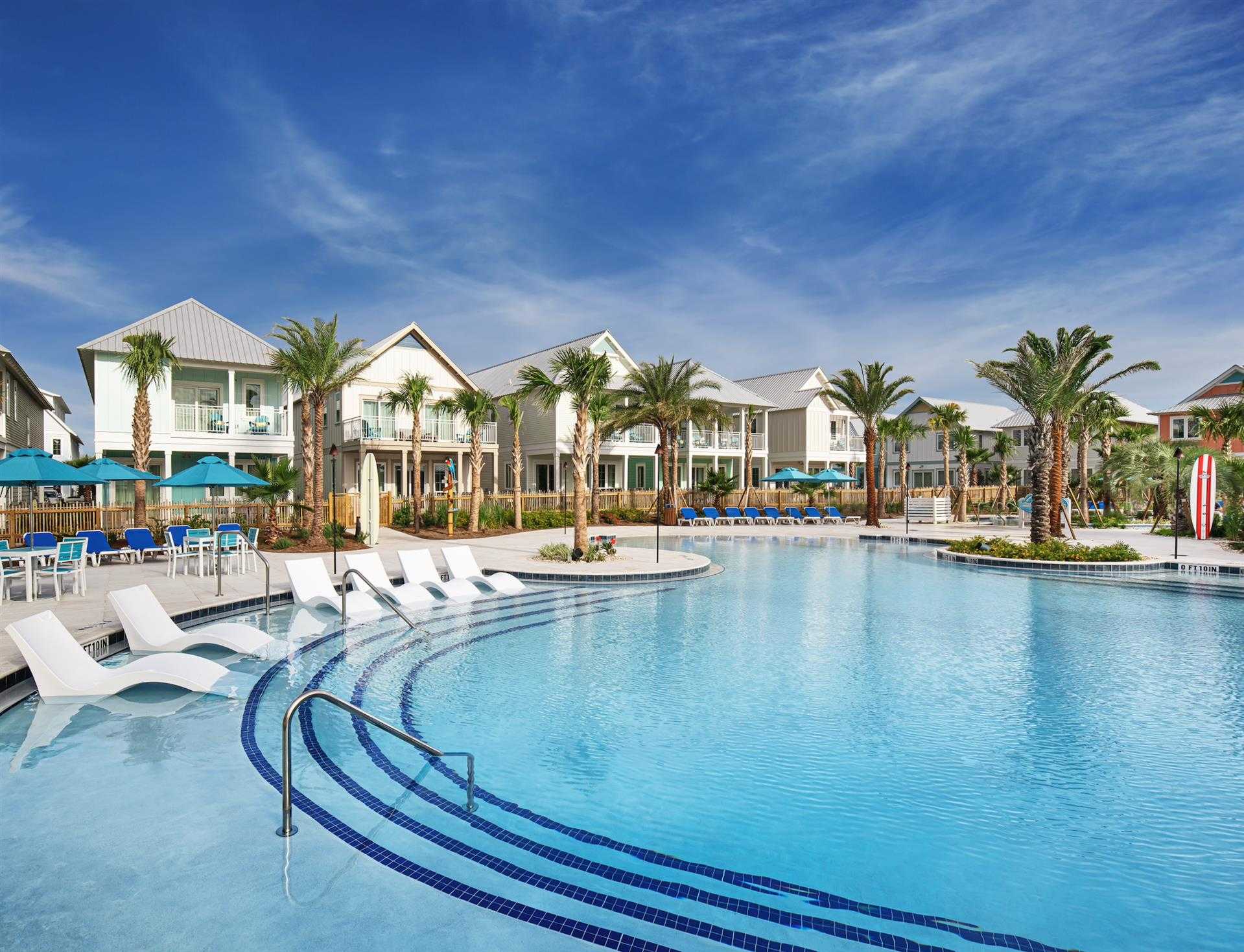 Margaritaville Beach Cottage Resort PCB in Het strand van Panama City, FL