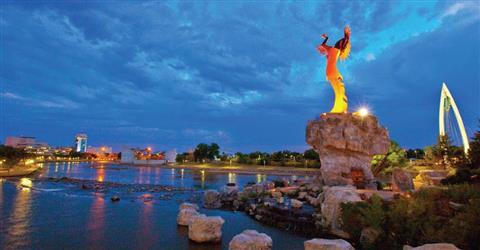 RiverWalk and Keeper of the Plains