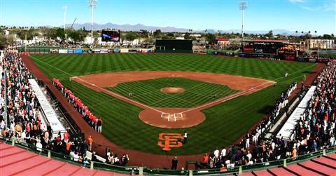 Scottsdale Stadium - Home of MLB San Francisco Giants Spring Training