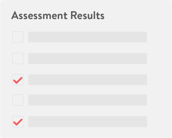 graphic of Assessment result