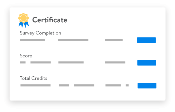 graphic of certificate